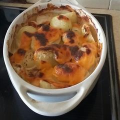 A picture of Baked potatoes.
