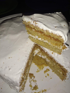 Una foto de Torta de harina precocida