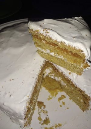 Una foto de Torta de harina precocida