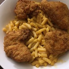A picture of KFC Mac and cheese bowl#mycookbook.