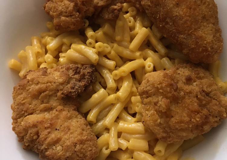 How to Prepare Super Quick Homemade KFC Mac and cheese bowl #mycookbook