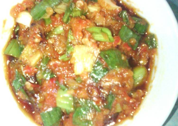 Sambel daun bawang