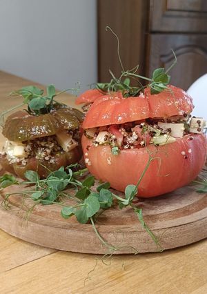 Une photo de 🍅 Tomate farcie au quinoa (sans gluten)