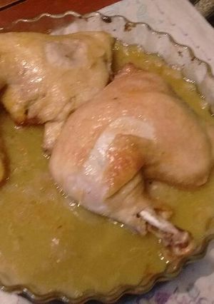 Una foto de Pollo al limón