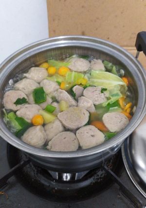Foto resep Sop Baso Simple