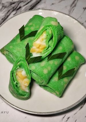 Foto resep Dadar Gulung Polkadot Isi Vla Nangka