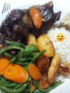 Foto de Carne de Vaca assada com Vinho Quente