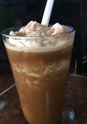 Una foto de Raspado de crema de café
