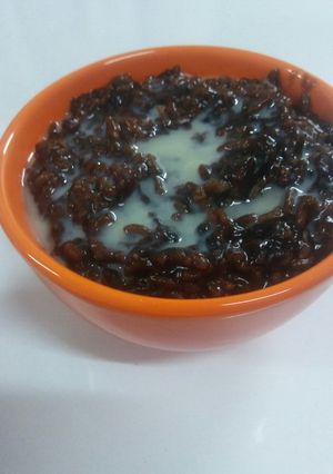 عکسی از دستور پودینگ برنج شکلاتی