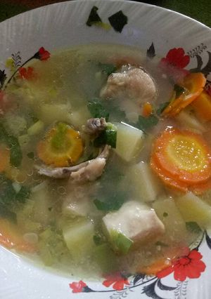 Foto resep Sup ayam kentang wortel