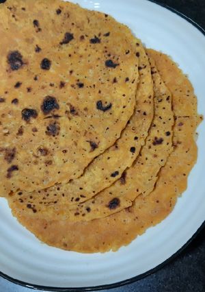 A picture of Rice Thepla.
