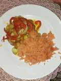 Codillo con Pimiento y Chayote en Salsa de Chipotle