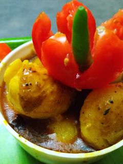 নিরামিষ আলুর দম (niramish alur dum recipe in Bengali) রেসিপির প্রধান ছবি