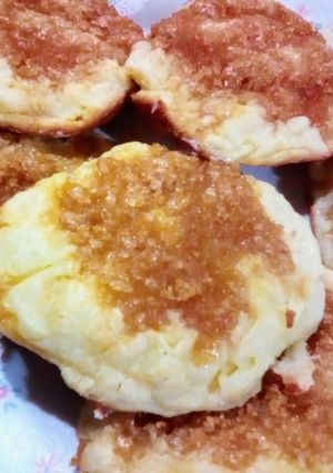 Una foto de Tortitas de papa con azúcar moreno 🥔🧑🏽🍳