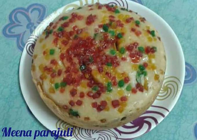 Recipe of Ultimate Eggless wheat flour cooker cake