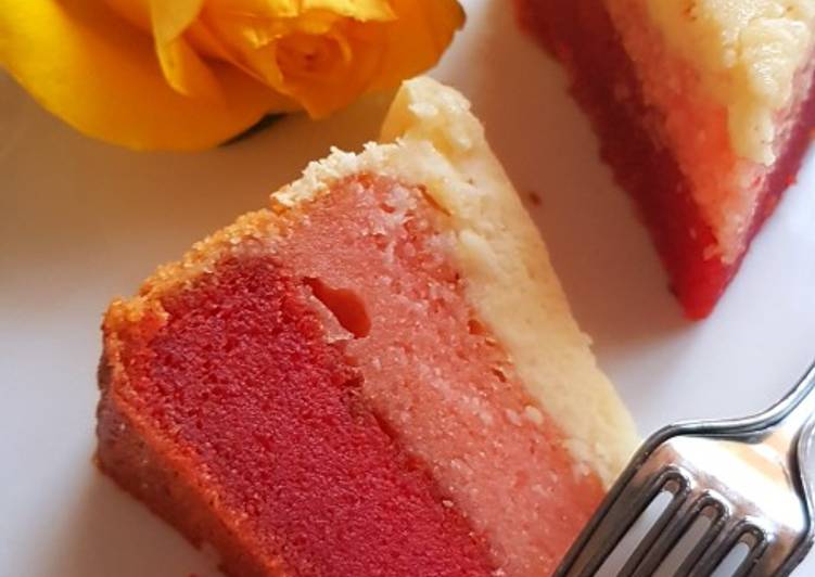 Recipe of Favorite Strawberry Cheese Layer Cake