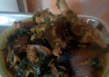 Easiest Way to Prepare Delicious Edikaikan with goat meat