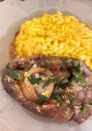 Foto di Risotto alla milanese con ossobuco