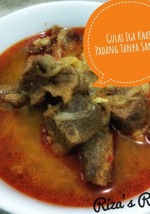 Foto resep Gulai Iga Khas Padang Tanpa Santan