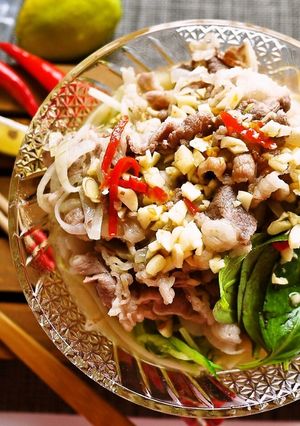 乾拌牛肉麵線 的食譜成品照片