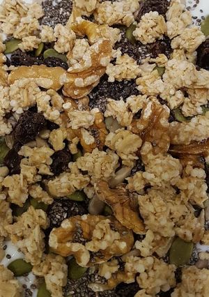 Foto principal de Yogurt con frutos secos y muesli