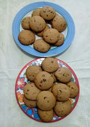 Una foto de Cookies con chips de chocolate!!