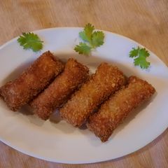 A picture of Pizza bread roll.