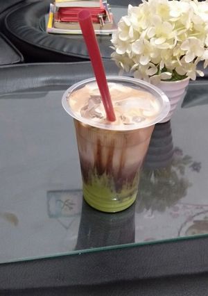 Foto resep Matcha latte milk chocolatos ala cafe 😂