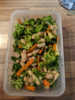 Una foto de Ensalada de Alubias y Brócoli
