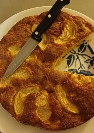 Une photo de Gâteau moelleux aux pommes