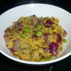 Vaghareli Khichedi (Spicy lentils and rice) #leftover A picture of Vaghareli Khichedi (Spicy lentils and rice) #leftover.