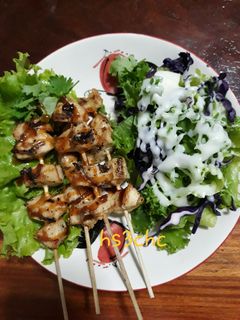 รูปของ สลัดอกไก่ย่างซอสเกาหลี