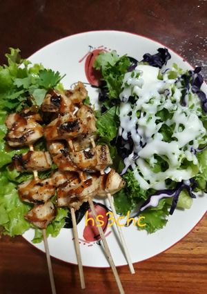 รูปของ สลัดอกไก่ย่างซอสเกาหลี