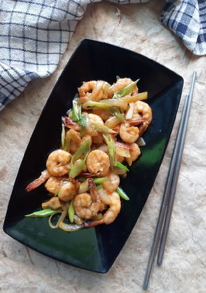 Foto resep Udang goreng mentega