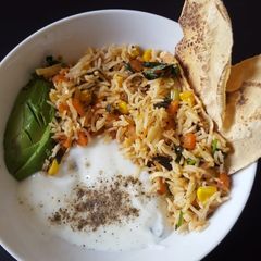 A picture of Fried Rice (How to use leftover rice).