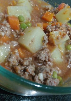 Una foto de Picadillo de carne molida