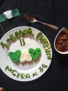 Happy Independence Nigeria ainihin hoton girkin