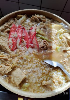 白菜滷泡飯 的食譜成品照片