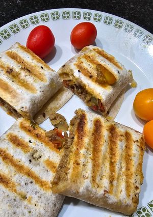صورة لوصفة Chilli lime quesadilla او فاهيتا لحم