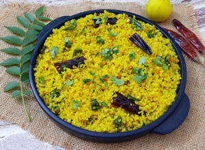 A picture of Tamil Nadu Style Lemon Quinoa Pulihora.