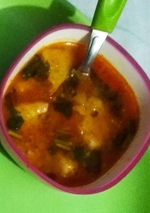 A picture of Navratri special potatoes veg.