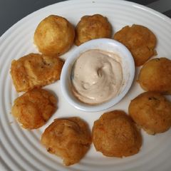 Plain potato balls A picture of Plain potato balls.