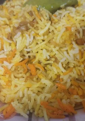 A picture of Biryani.