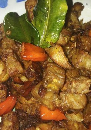 Foto resep Oseng ayam tempe