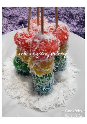 Foto resep Sate Singkong Pelangi