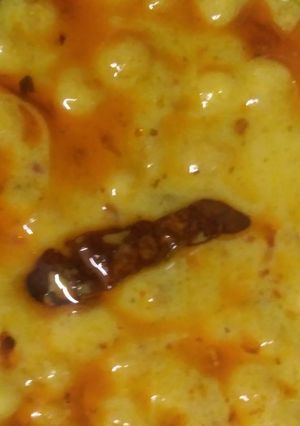 A picture of Boondi Wali Kadhi.
