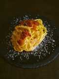 Carbonara with Square Spaghetti