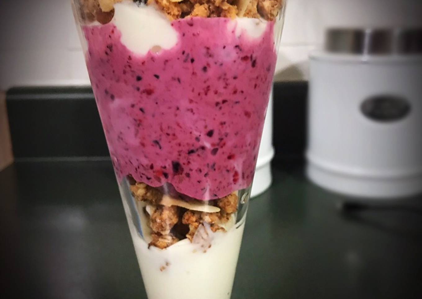 Frozen Berries Parfait