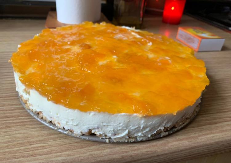 Tarta de queso y mermelada