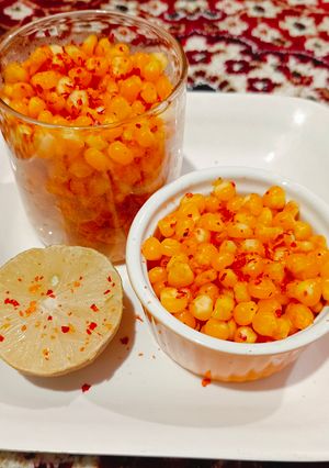 A picture of Spicy Corn Chaat.